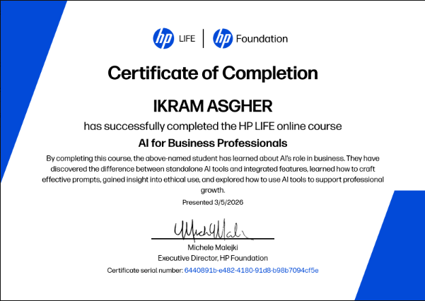 AI for Business Certificate